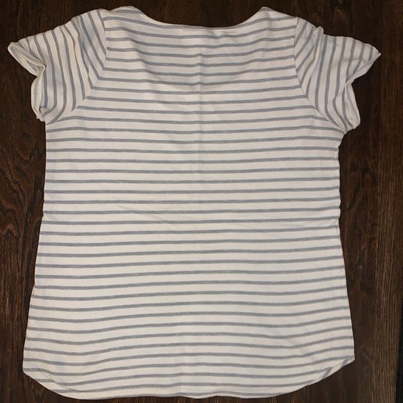 Striped Maternity Tee, L - Picture 3 of 6